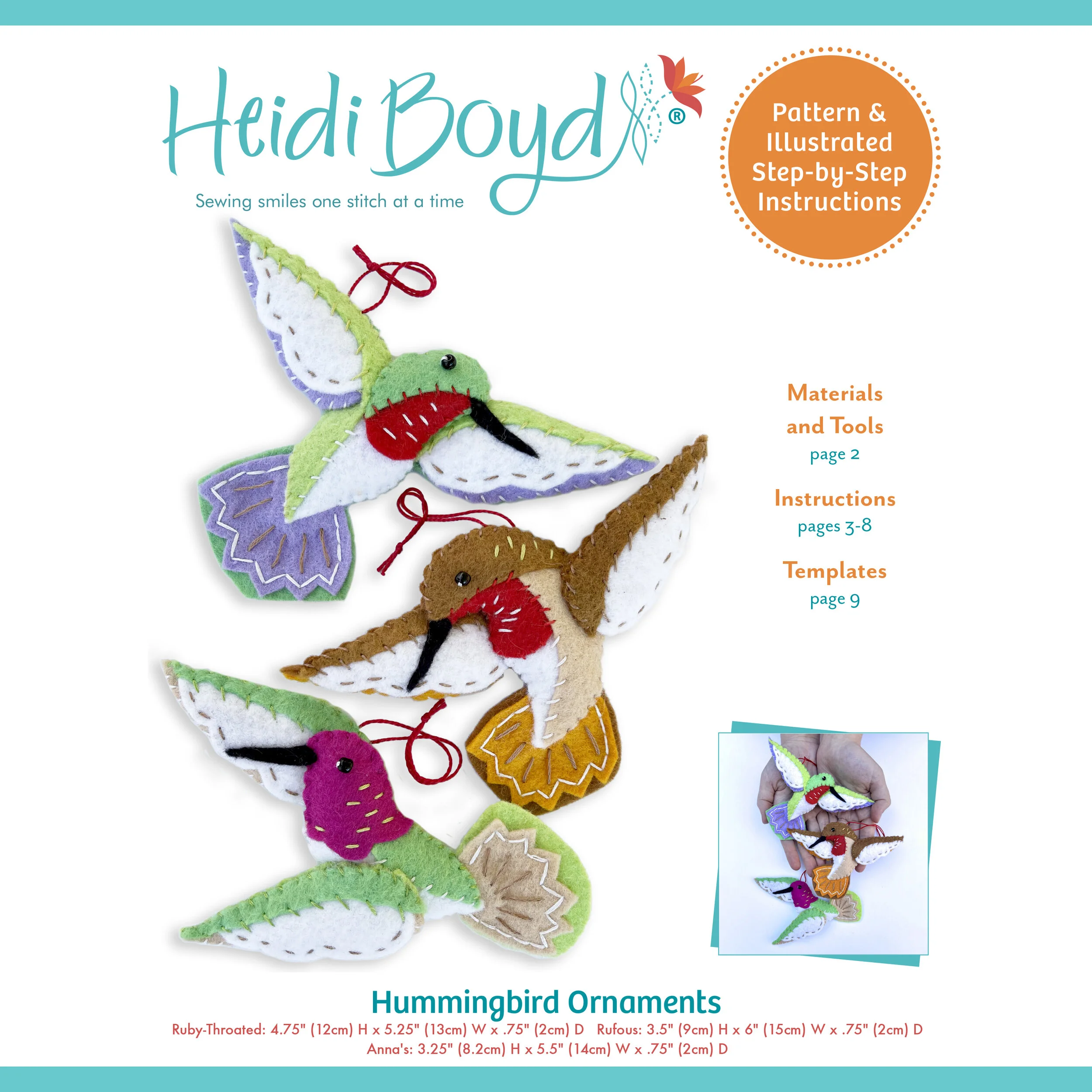 Hummingbird Ornaments — Heidi Boyd